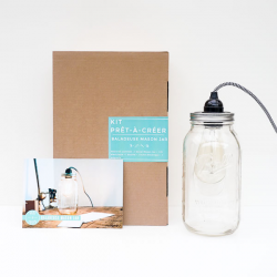 KIT DIY - LA LAMPE BALADEUSE MASON JAR