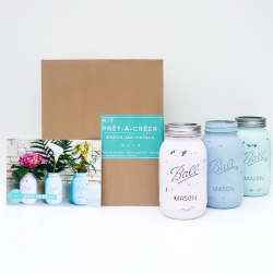 KIT DIY - MASON JAR VINTAGE