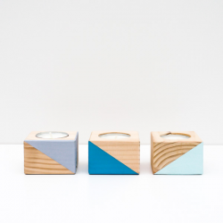 KIT DIY - LES BOUGEOIRS EN BOIS